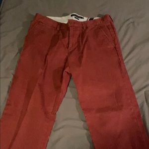 Tommy Hilfiger maroon pants sz 34 30